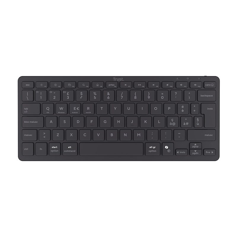 Trust Tastiera Bluetooth® multi-dispositivoNADO II 26195