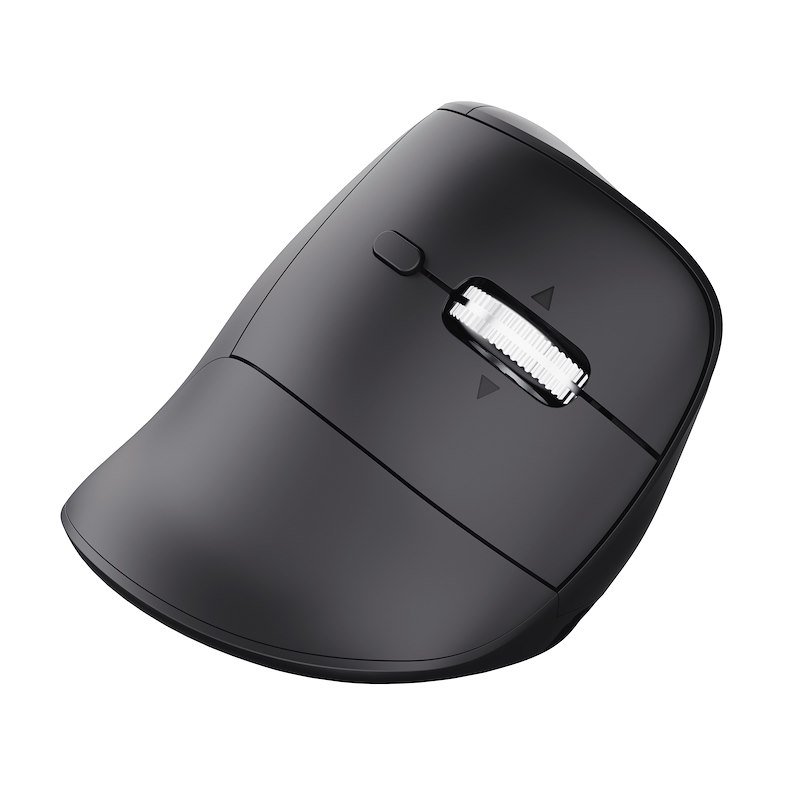 Trust Mouse ergonomico multi-wireless e hyperscroll Vyran 26107 Black