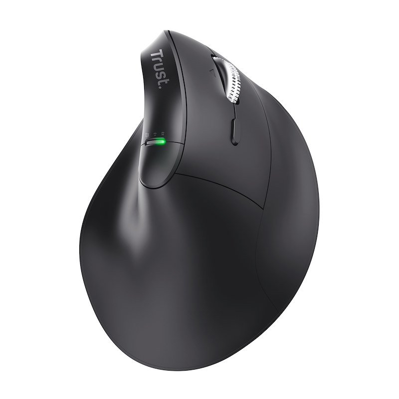 Trust Mouse ergonomico multi-wireless e hyperscroll Vyran 26107 Black