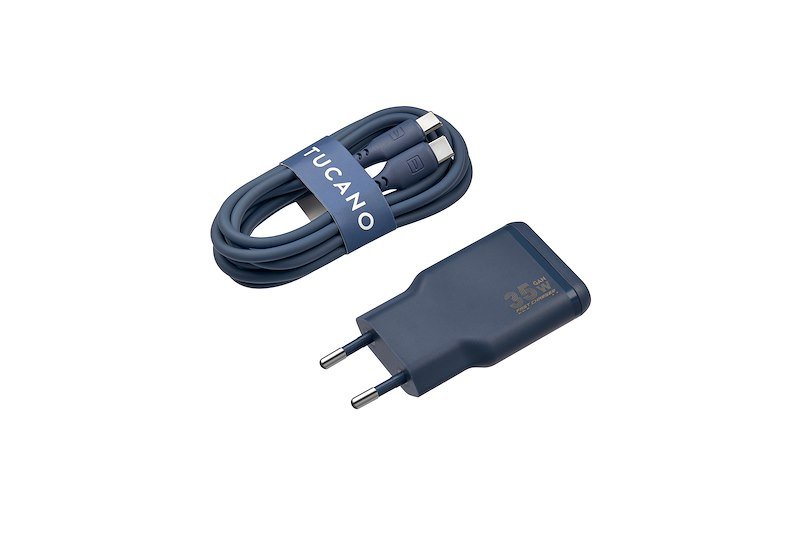 Tucano Caricabatterie One Power Kit 35w GaN Usb-c 60W Blu
