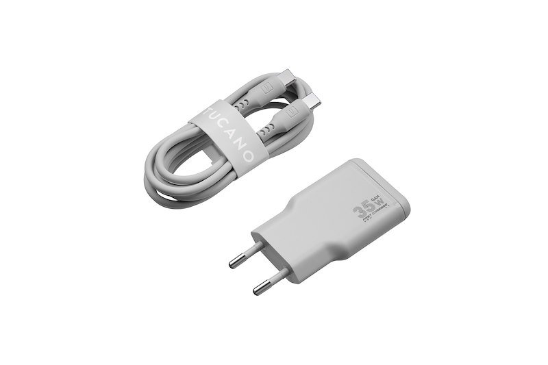 Tucano Caricabatterie Power Kit Usb-c 60W Grigio