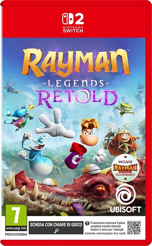 Ubisoft Rayman Legends Retold Switch 2