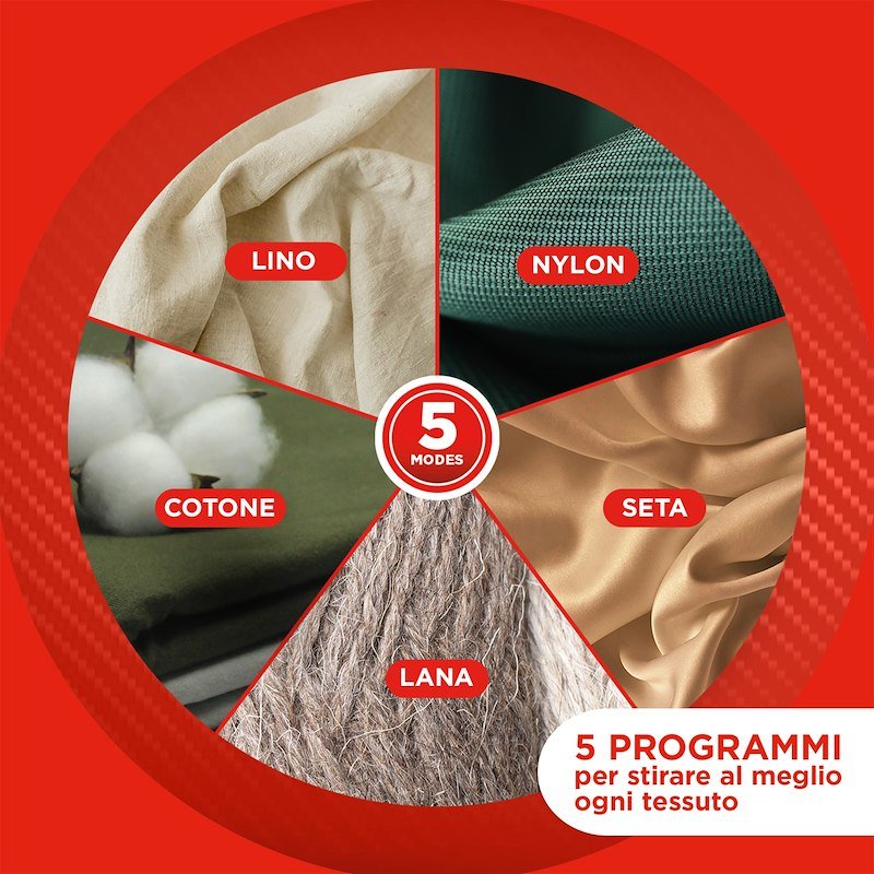 Polti Vaporella Vertical Styler GSM100BL Nero/Rosso