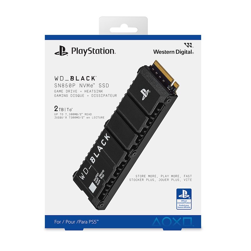 Western Digital SSD 1TB WD_BLACK SN850P NVMe per PS5