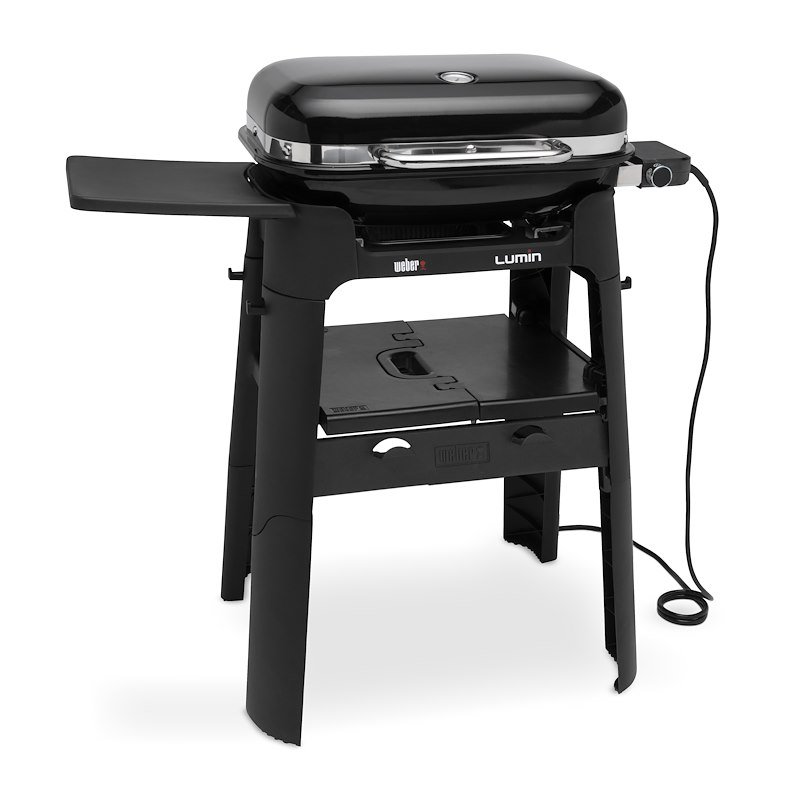 Weber Barbecue elettrico LUMIN CON STAND 1501652 Nero