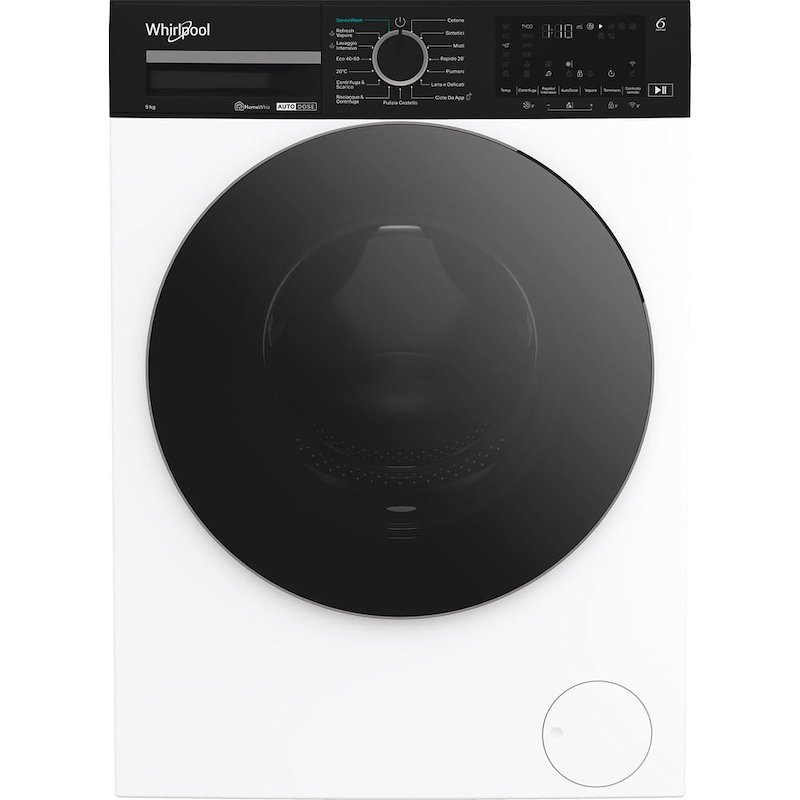 Whirlpool Lavatrice 9KG WPM 911W ADS IT Bianco