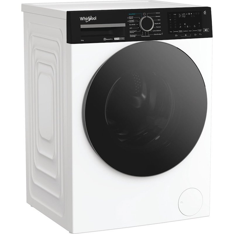 Whirlpool Lavatrice 9KG WPM 911W ADS IT Bianco