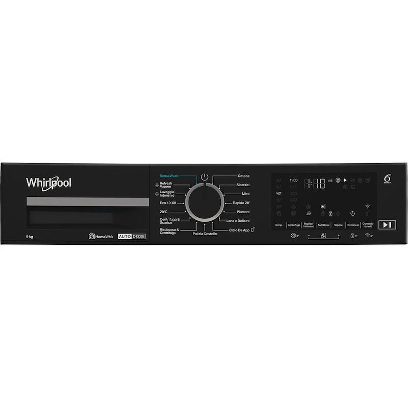 Whirlpool Lavatrice 9KG WPM 911W ADS IT Bianco