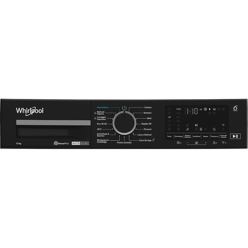 Whirlpool Lavatrici 12Kg WPM27WADSIT Bianco