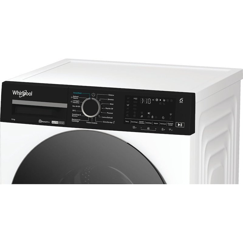Whirlpool Lavatrici 12Kg WPM27WADSIT Bianco