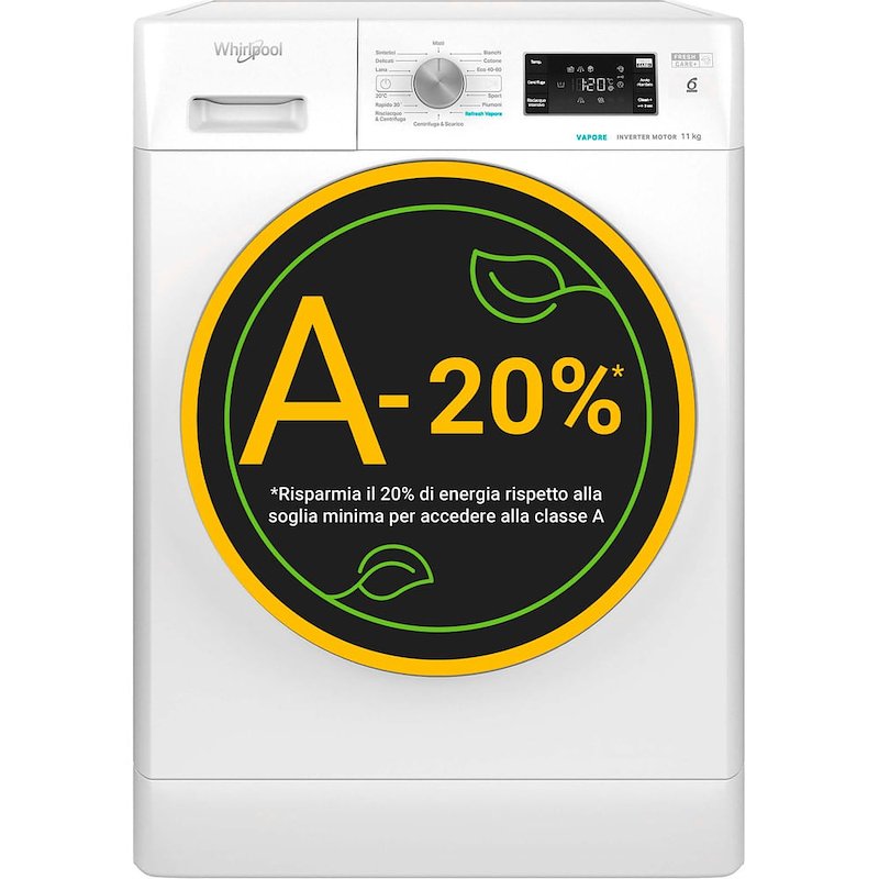Whirlpool lavatrice 11kg Ffb 1148 Bsv It Bianco