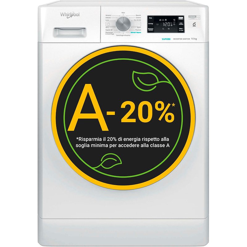 Whirlpool Lavatrice FFB 1048 BSV IT White