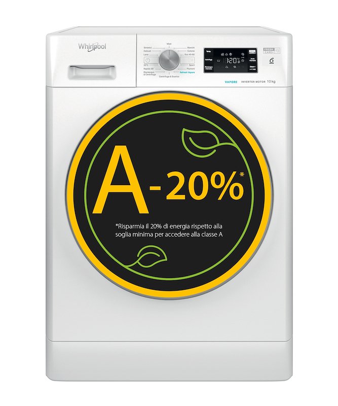 Whirlpool Lavatrice FFB 1048 BSV IT White