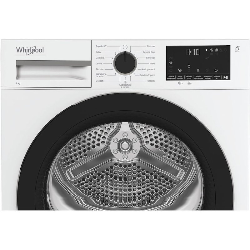 Whirlpool Asciugatrice 8Kg C Wd 83m Wbs It Bianco
