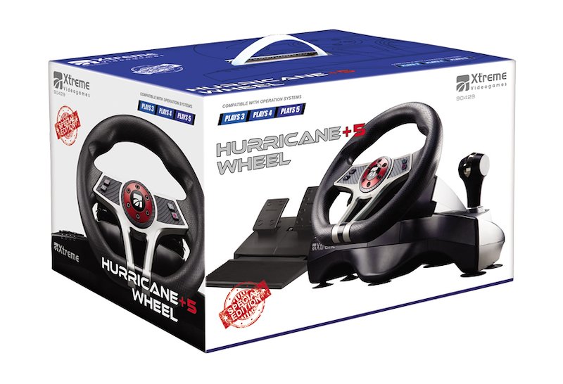 X-treme Volante e pedaliera HURRICAN+5 WHEEL 90429