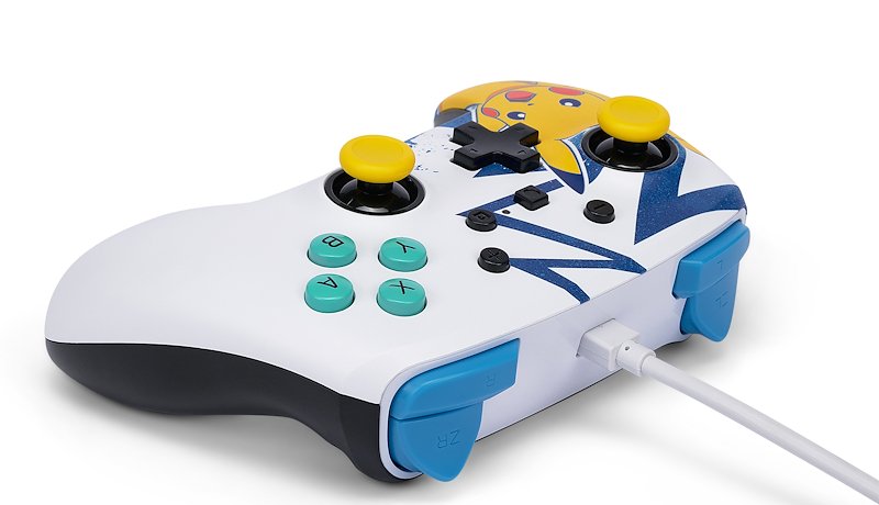 X-treme Enhanced Wireless Controller Pikachu High Voltage Bianco