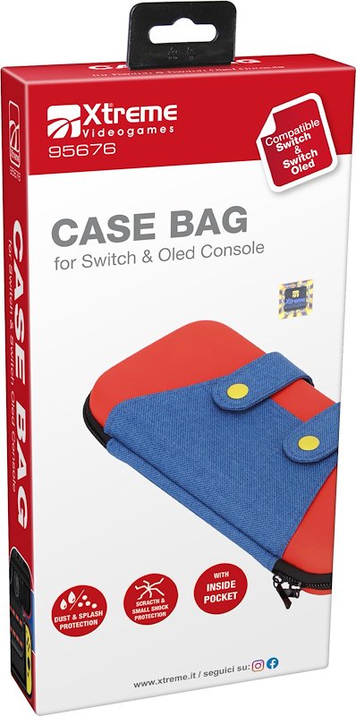 X-treme Case bag 95676 Switch/Oled Blu/Rosso