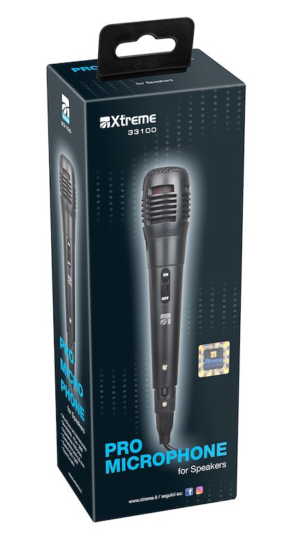 X-treme microfono a cavo PRO MICROPHONE 33100 nero
