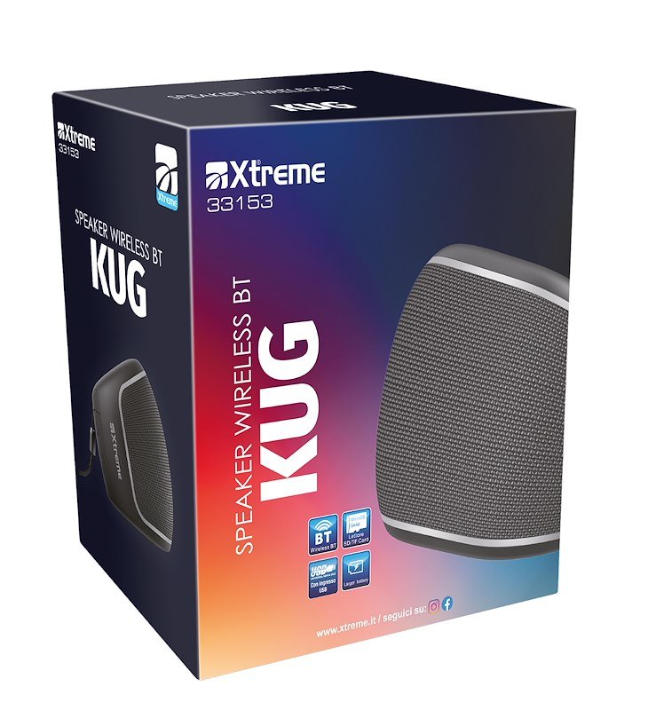 X-treme mini speaker BT KUG 33153 nero