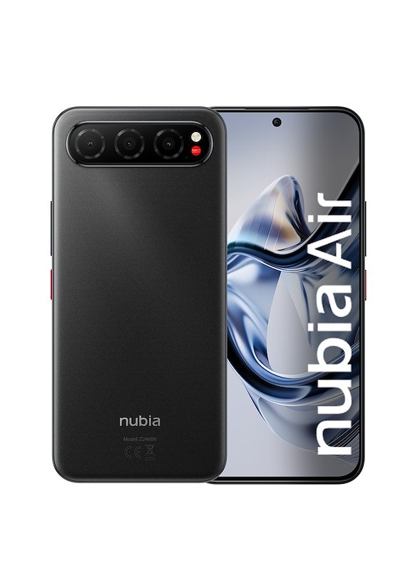 Zte Smartphone Nubia Air 8/ 256GB Titanium Black