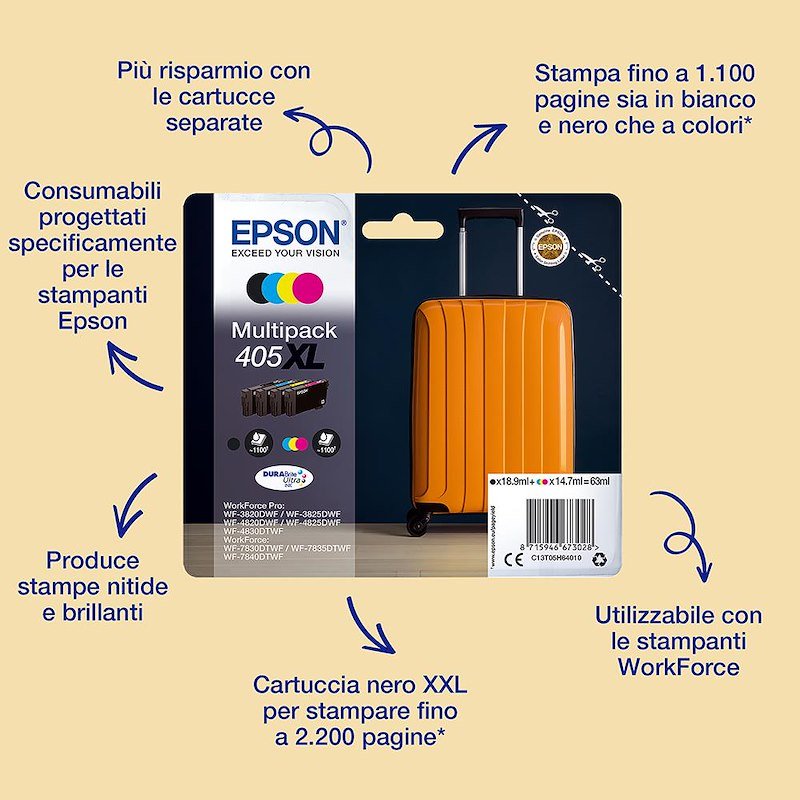 Epson Cartucce stampante Inkjet 405 C13T05G64020