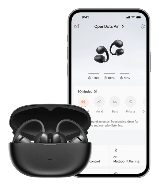 Shokz Auricolari Opendots Air Nero