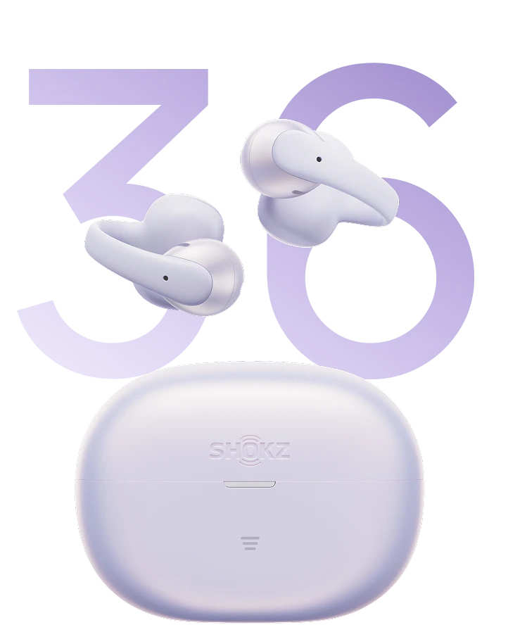 Shokz Auricolari Opendots Air Lilla