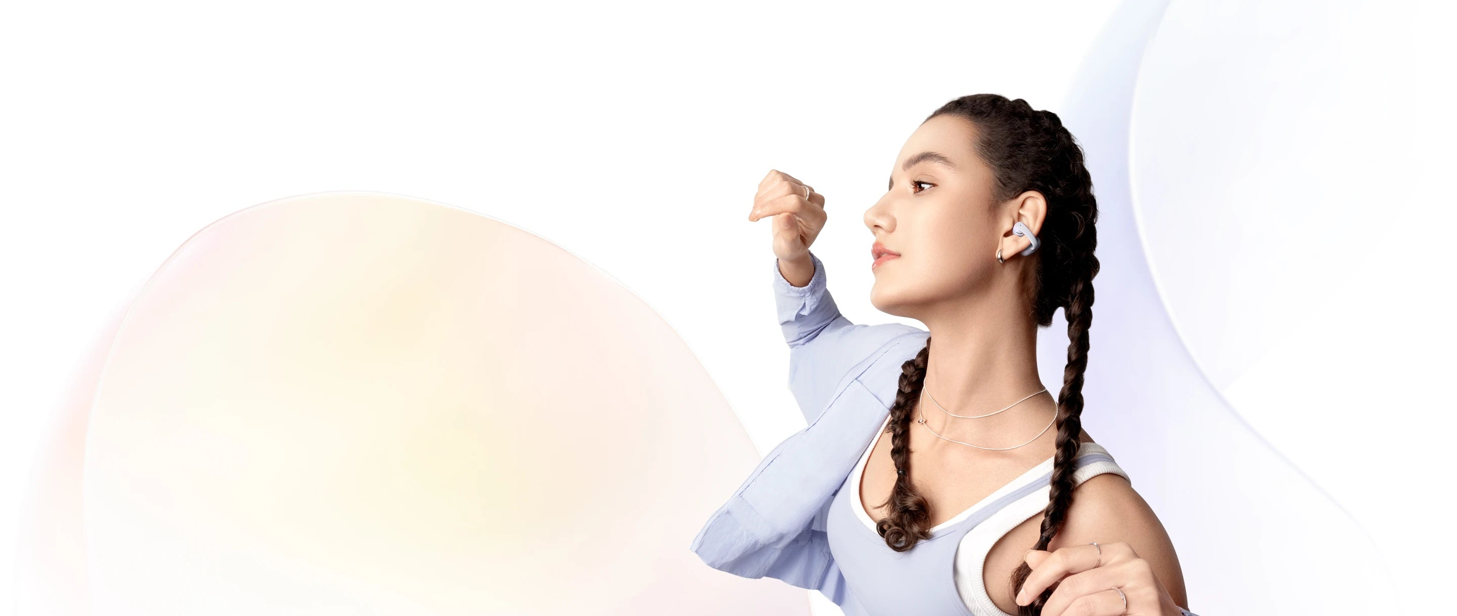 Shokz Auricolari Opendots Air Lilla