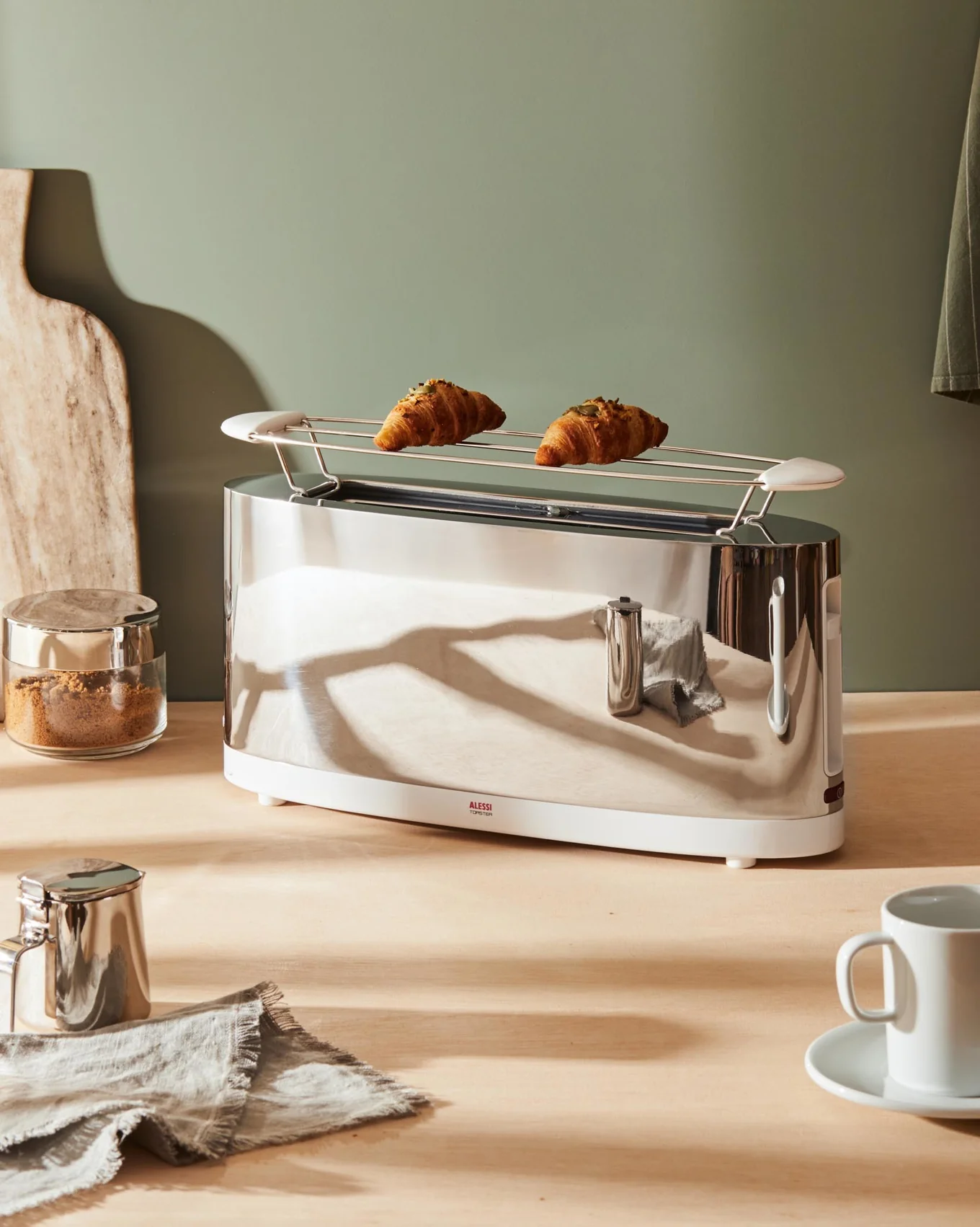 Alessi Tostapane con griglia scaldabrioche SG68