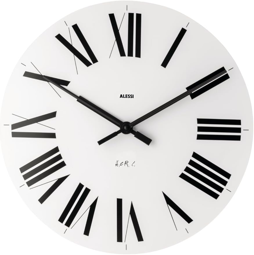 Alessi Orologio da parete Firenze 36CM Bianco