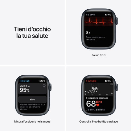Apple Watch Series 7 45mm Midnight Aluminium Case | Comet