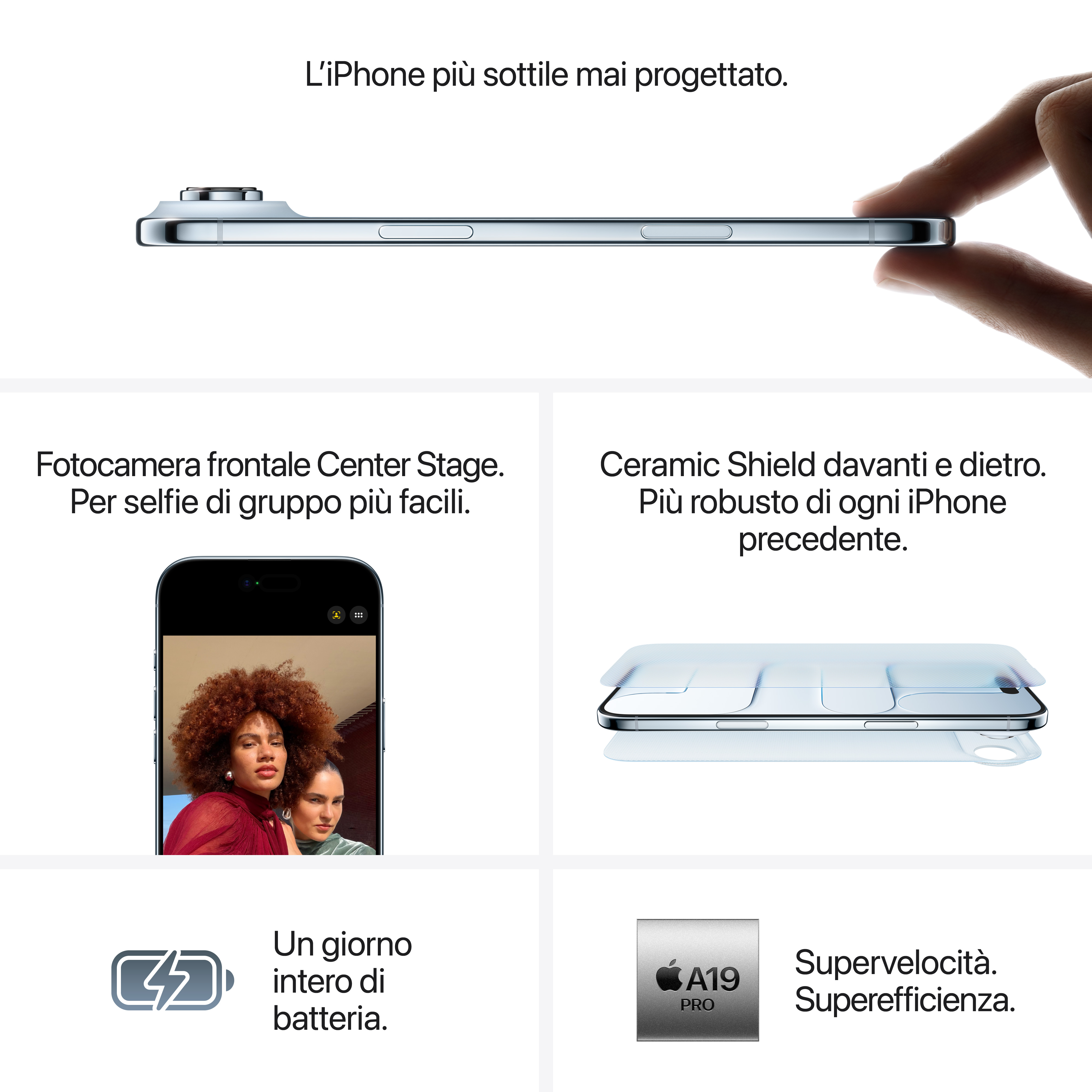 Apple iPhone Air 256GB Nero siderale
