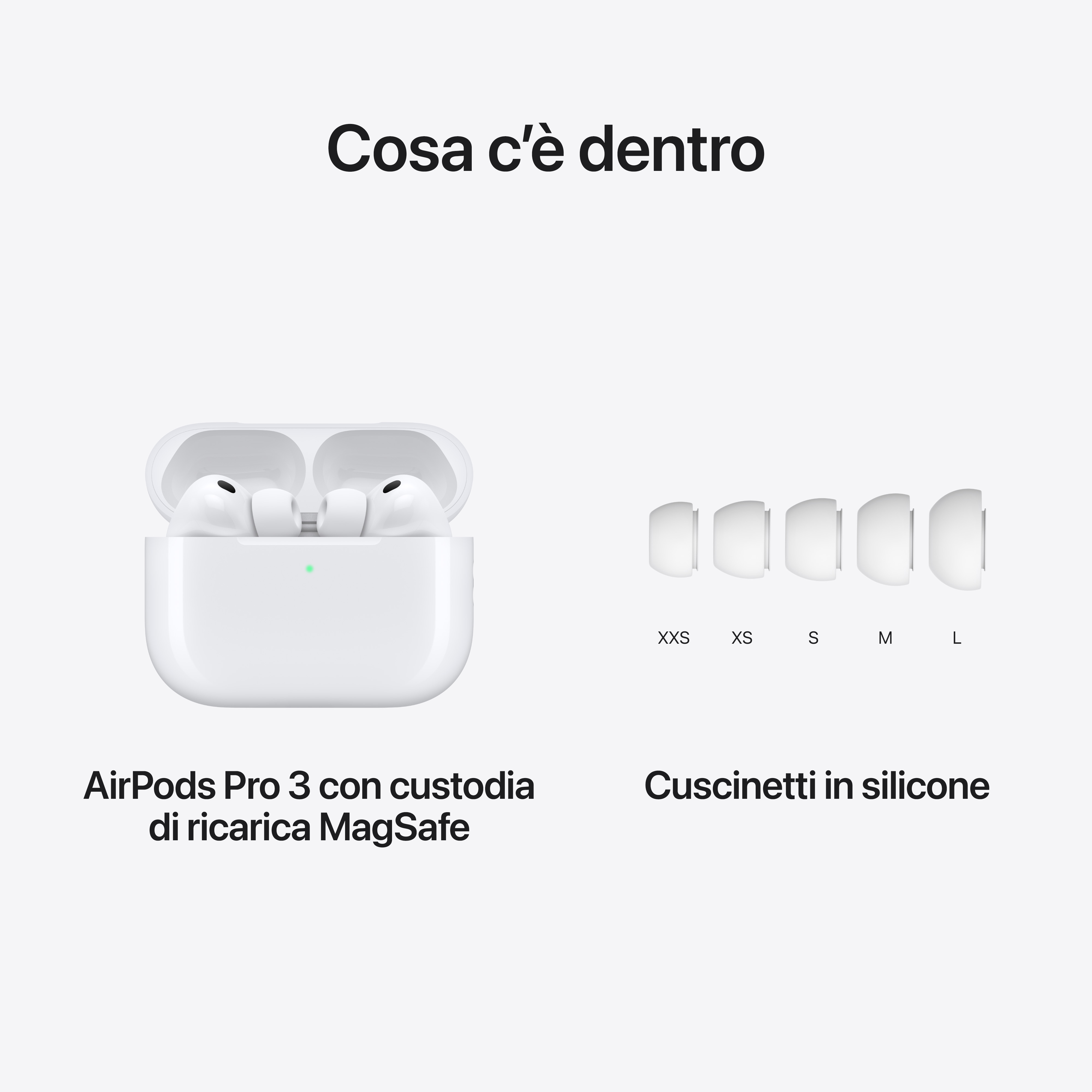AirPods Pro 3 con cancellazione del rumore