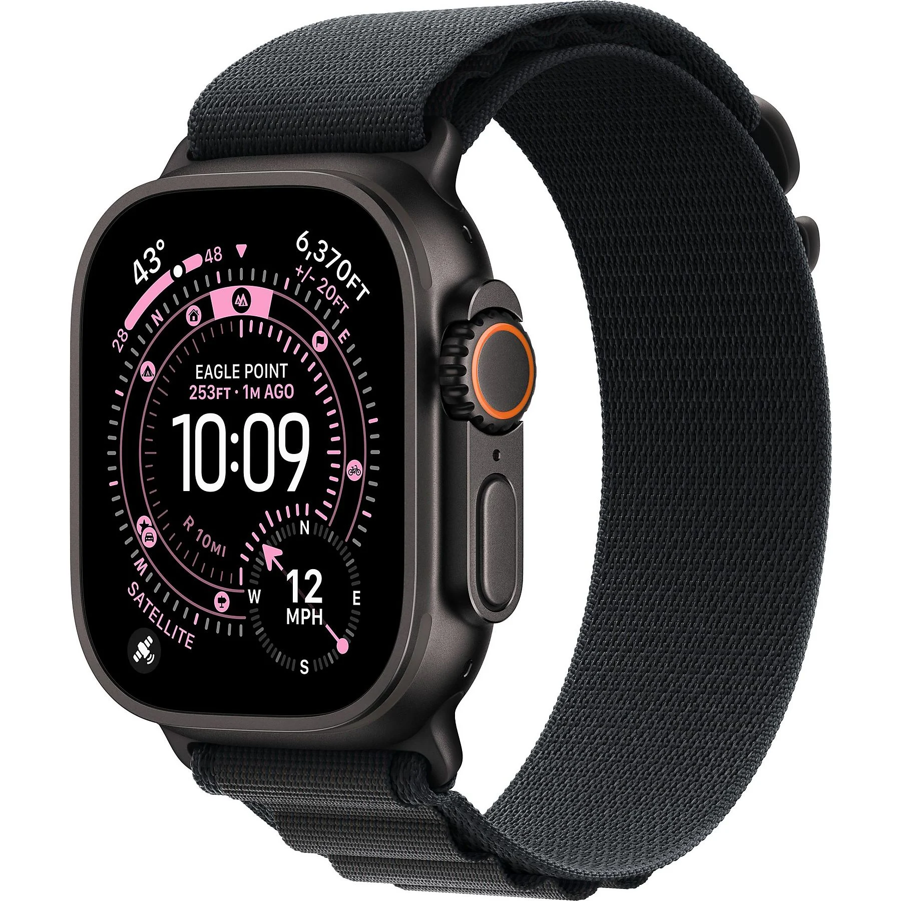 Apple Cinturino Watch Alpine Loop Mg9h4zm/a Nero