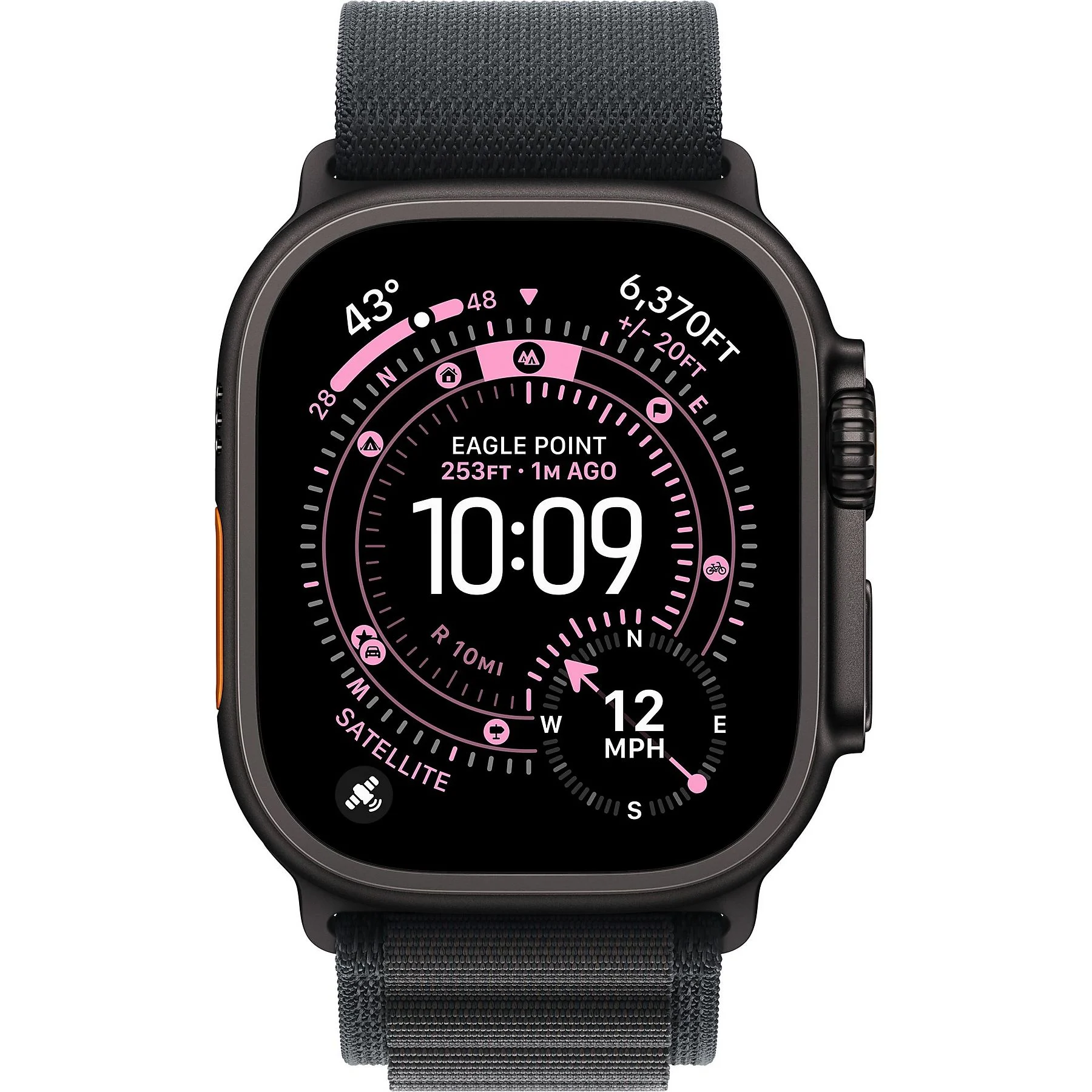 Apple Cinturino Watch Alpine Loop Mg9h4zm/a Nero
