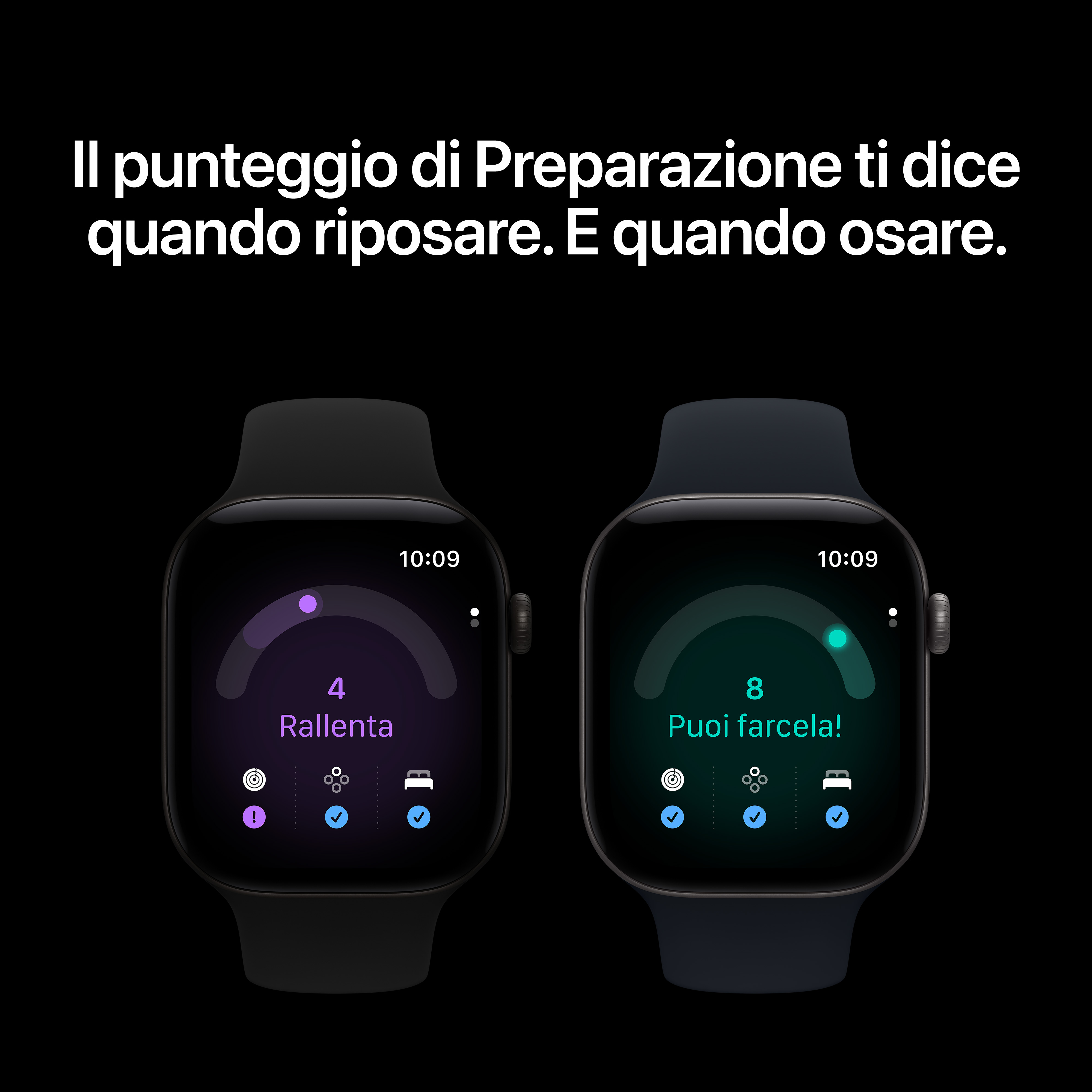 Apple Watch Series 12 GPS 42MM S/M Cassa Alluminio Grigio siderale e Sport Band Blu