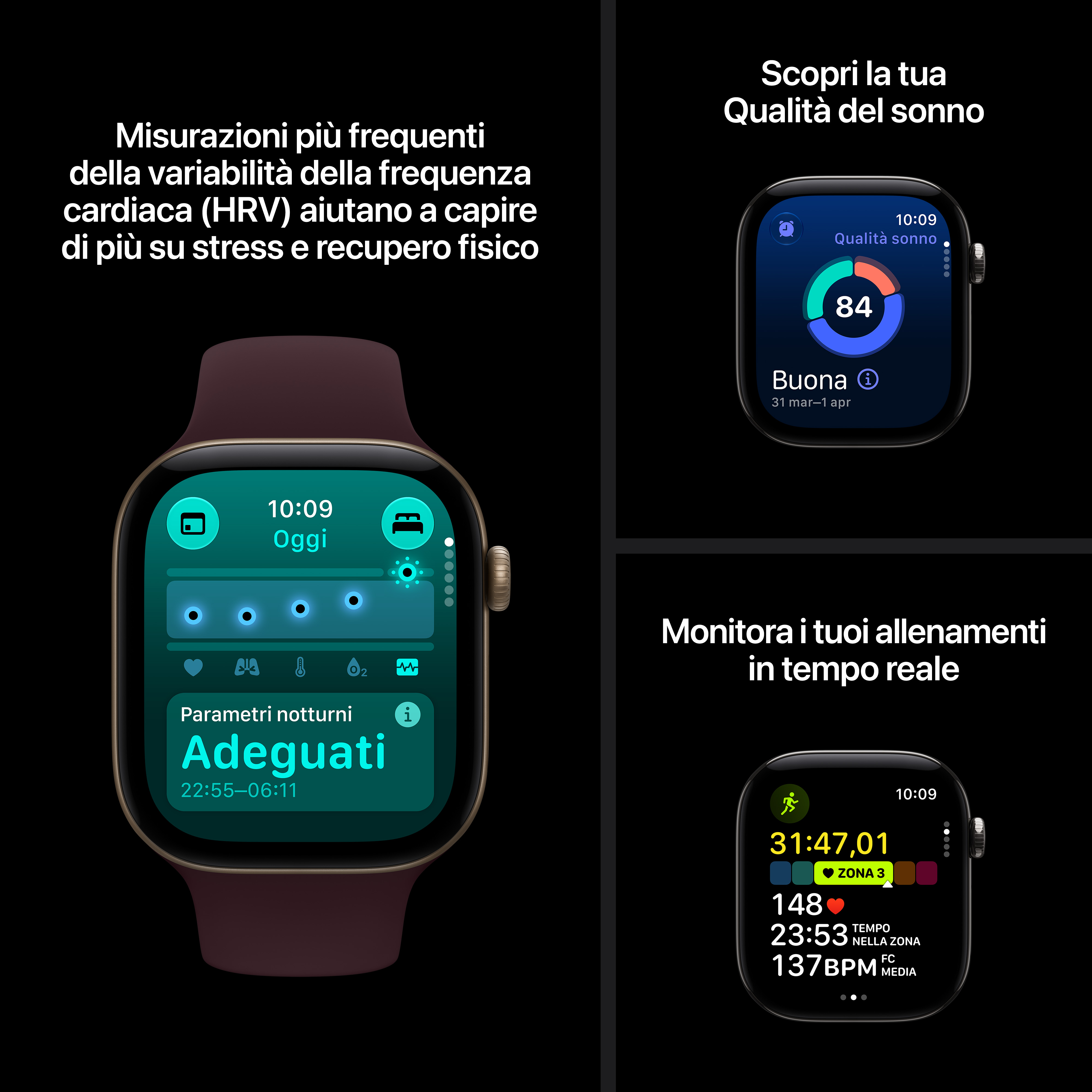 Apple Watch Series 12 GPS+Cellular 46MM S/M Cassa Alluminio Nera e Sport Band Nero
