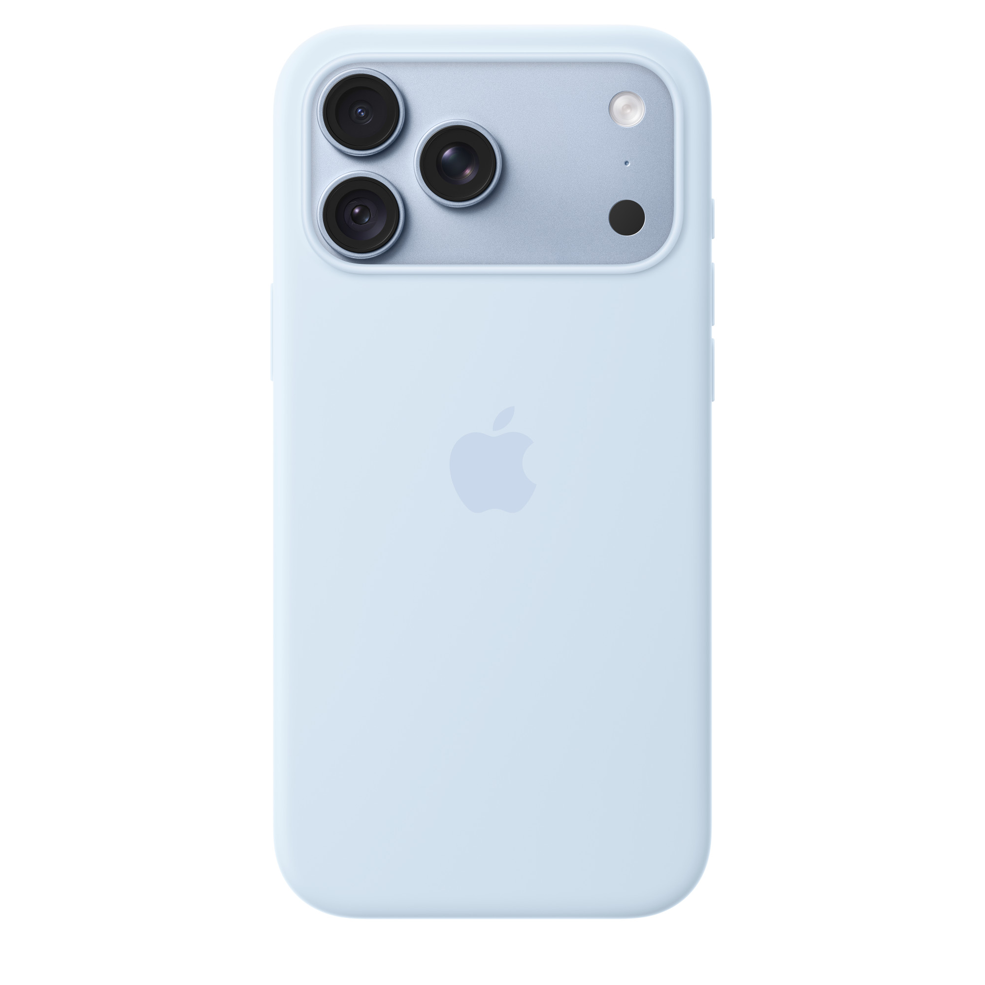 Apple Custodia con MagSafe iPhone 18 Pro Max Silicone Celeste vivace