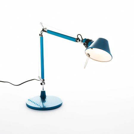 Artemide - Tolomeo Micro da Tavolo Blu Anodizzato