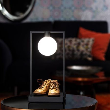 Artemide - Curiosity 36 con Sfera Lampada da Tavolo Marrone/Nero