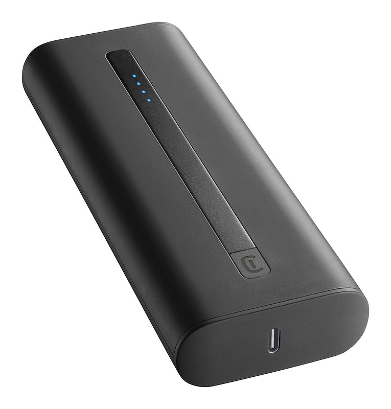 Power Bank Portatile Nero/Bianco - Caricabatterie Di Emergenza Per Smartphone (Modello 04)
