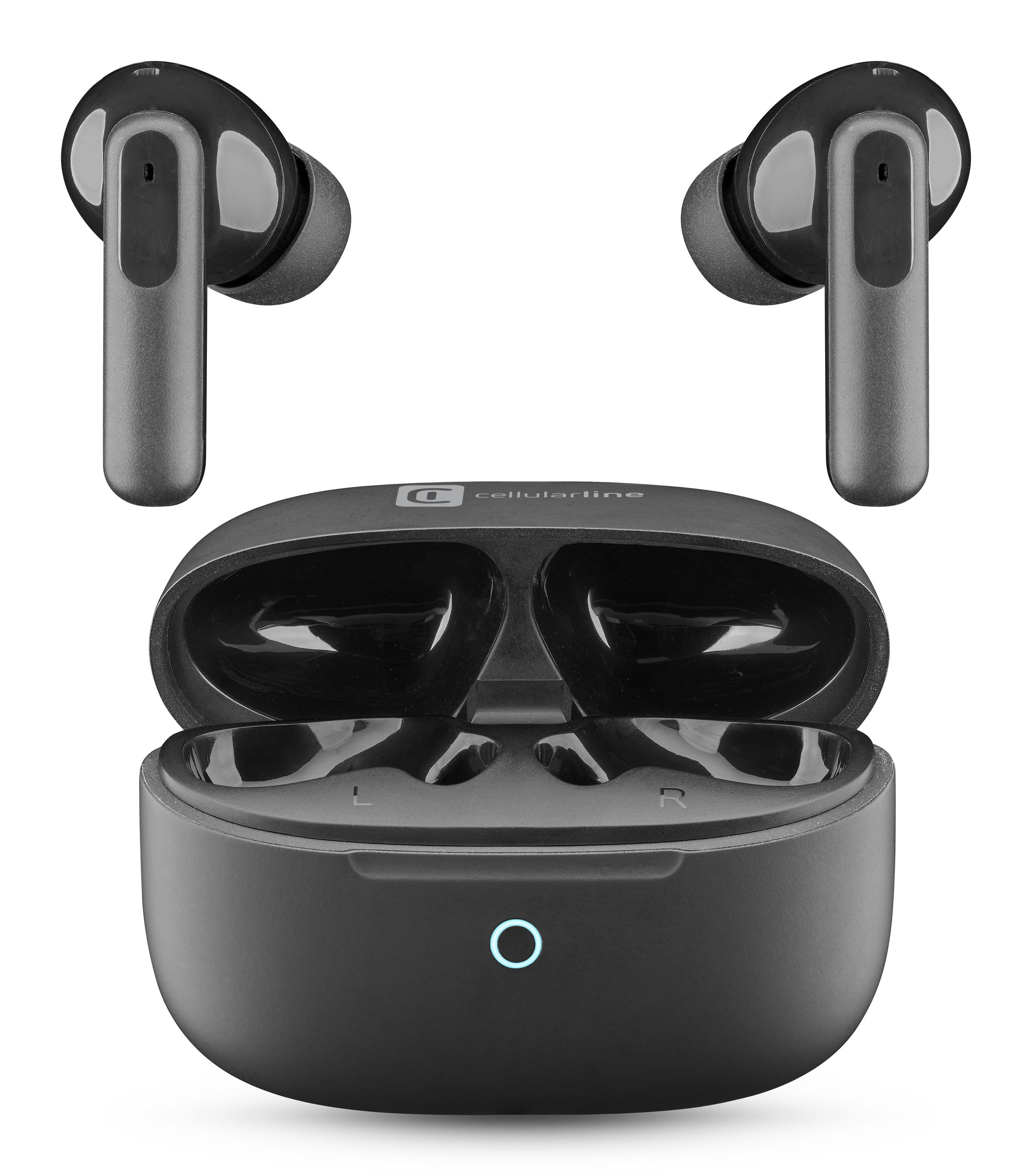 Cellular Line Auricolari TWS Bluetooth con custodia di ricarica Btsynctwsk