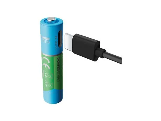 Cellularline 2 Pile Ricaricabili AAA usb-c