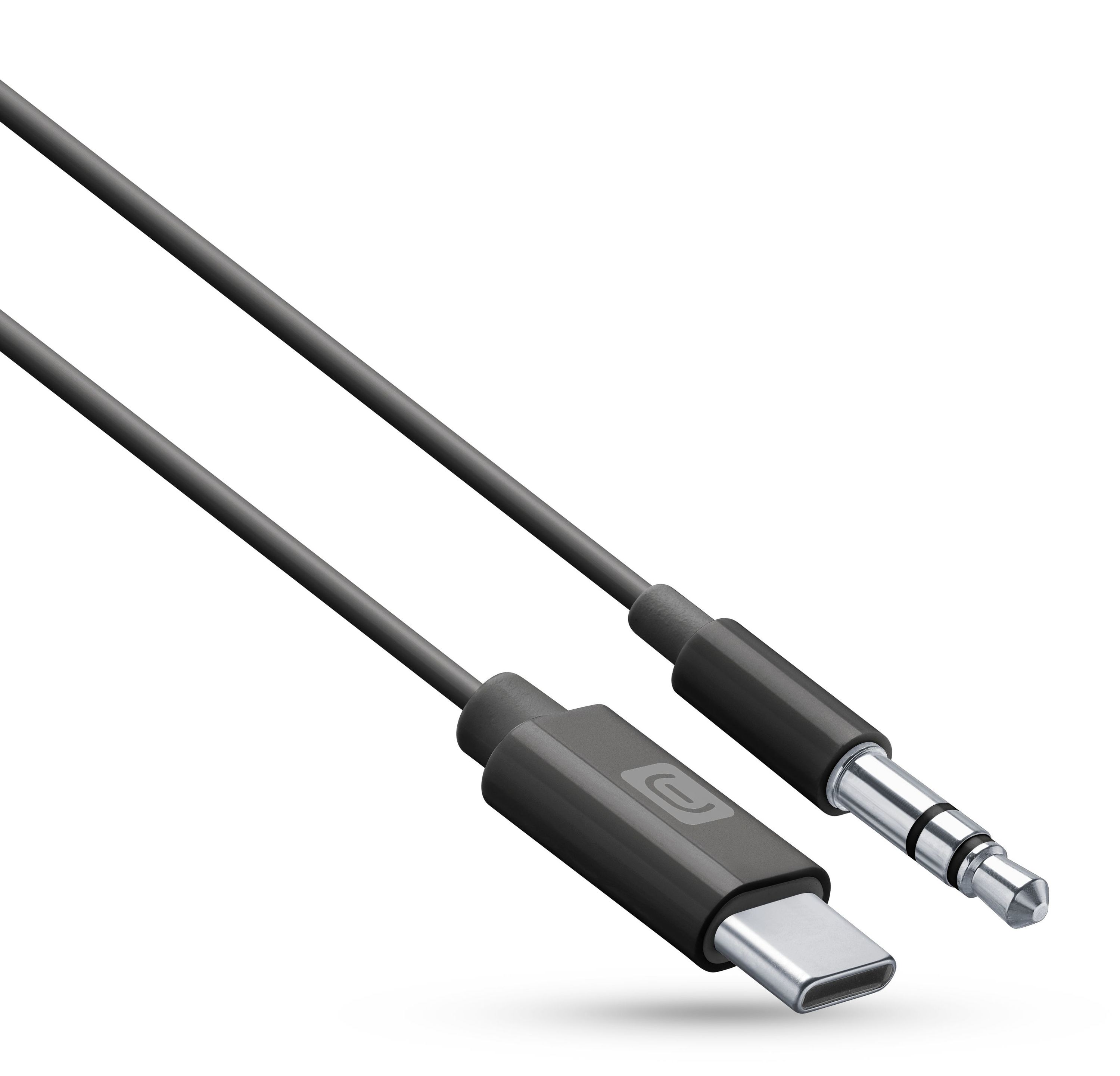 Cellularline AUX Cavo audio USB-C / Jack 3,5 mm Nero