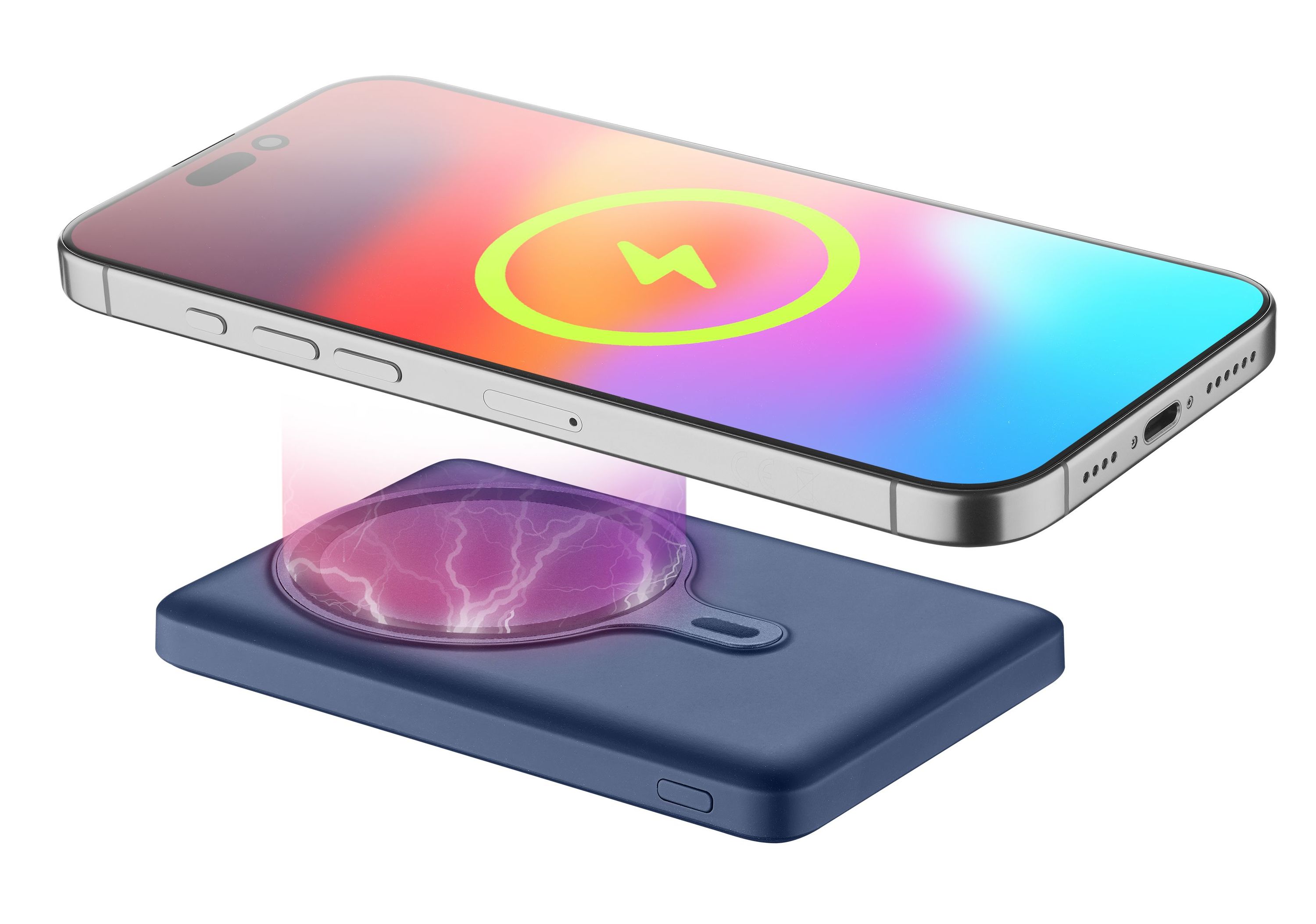 Cellularline Powerbank Mag Air 5.000 Blu