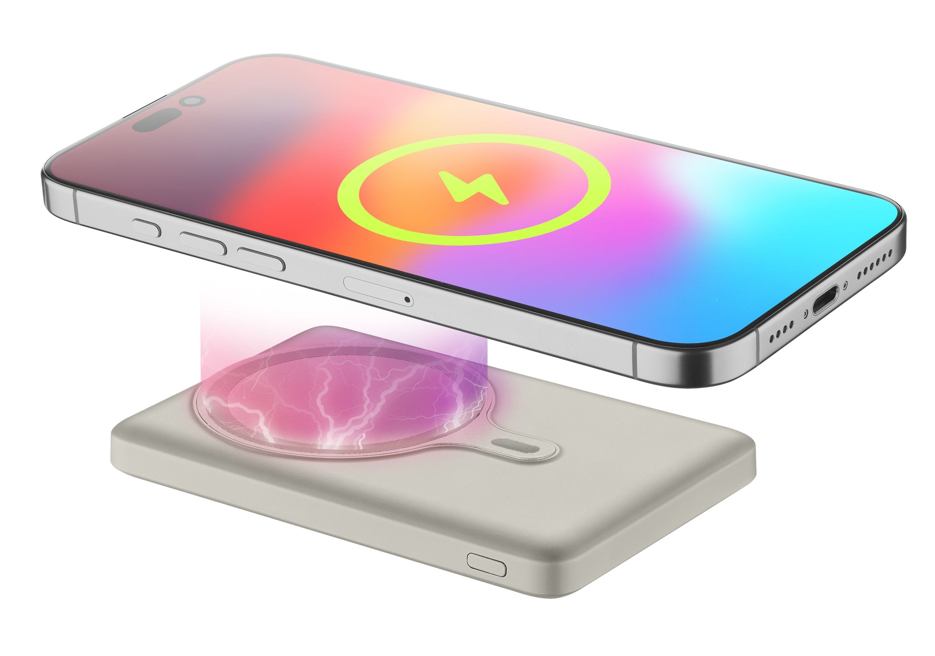 Cellularline Powerbank Mag Air 5.000 Sabbia