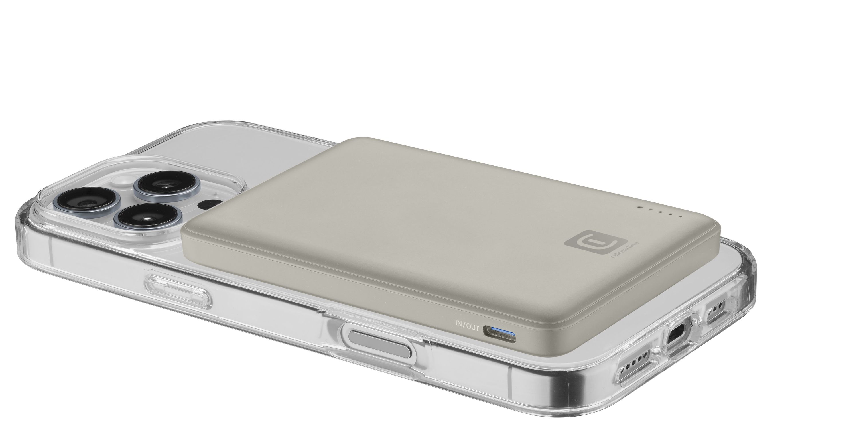 Cellularline Powerbank Mag Air 5.000 Sabbia