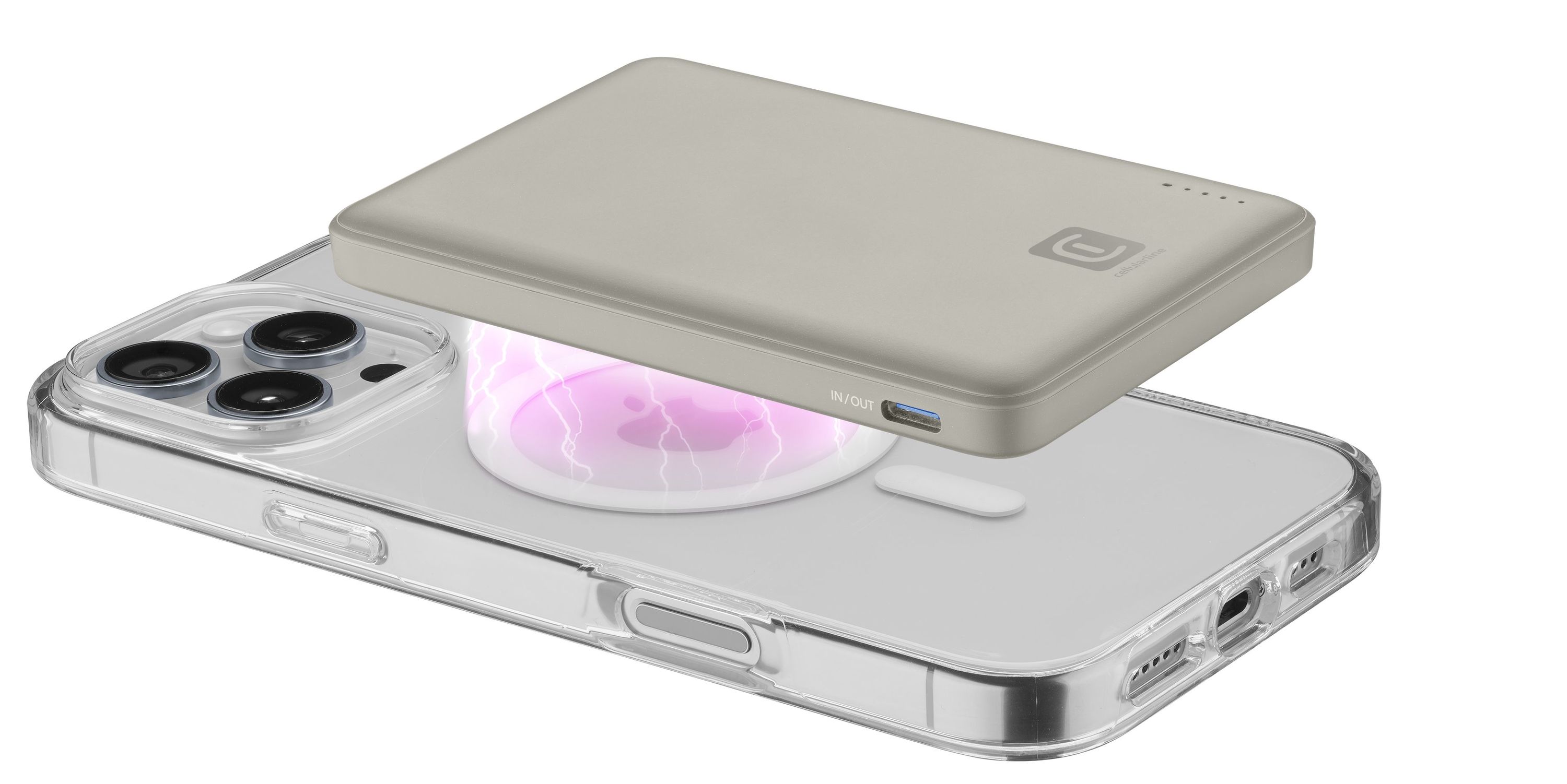 Cellularline Powerbank Mag Air 5.000 Sabbia