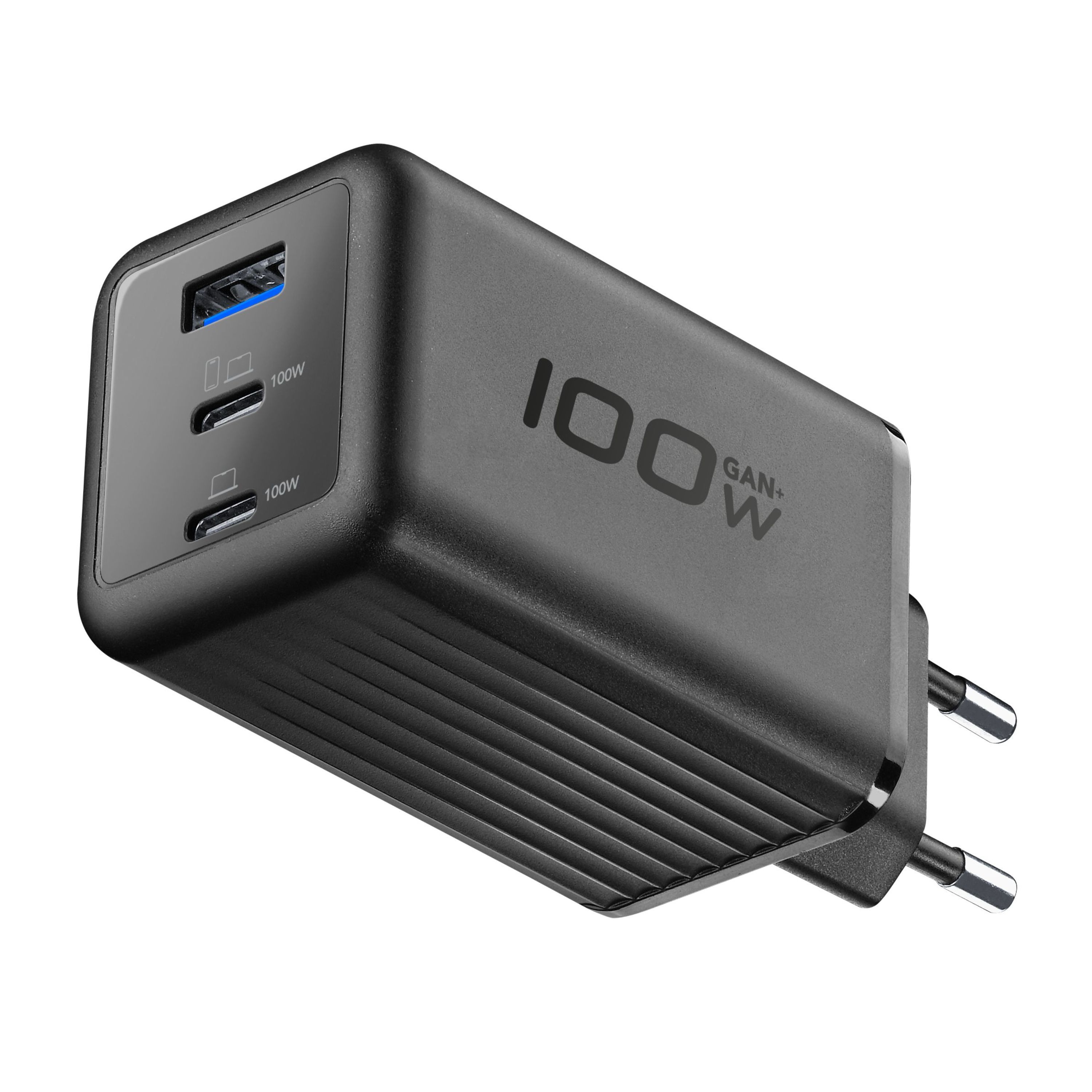 Cellularline Caricabatterie 100W 3 porte Nero