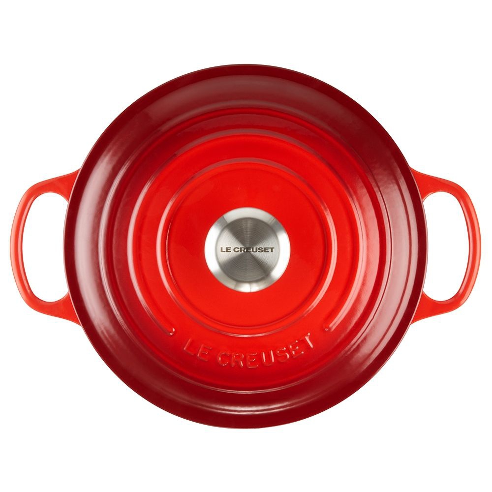 Le Creuset Cocotte rotonda Evolution in ghisa vetrificata 20CM Ciliegia